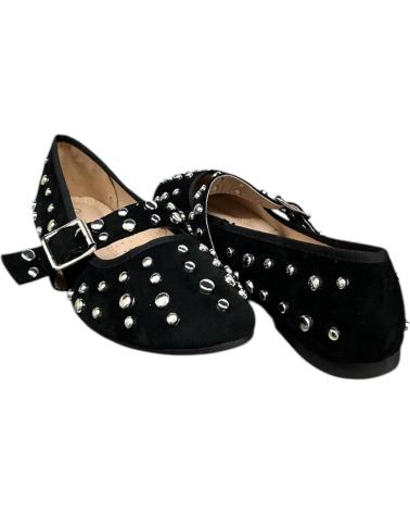 Bailarinas CALZADOMANIA  de Mujer MANOLETINA TACHAS  NEGRO