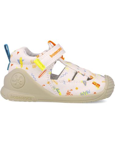 Sandali BIOMECANICS  per Bambina e Bambino SANDALIAS PARA BEBE 252179 ESTAMPADO BIOGATEO  BLANCOB050