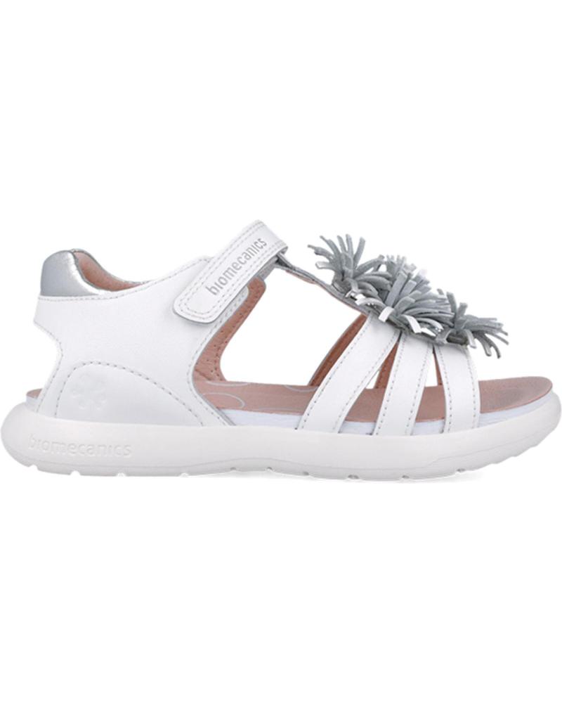Sandales BIOMECANICS  pour Fille SANDALIAS PARA CHICA 252242 BIOEVOLUTION FLORES  BLANCOC050