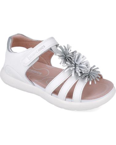 Sandales BIOMECANICS  pour Fille SANDALIAS PARA CHICA 252242 BIOEVOLUTION FLORES  BLANCOC050