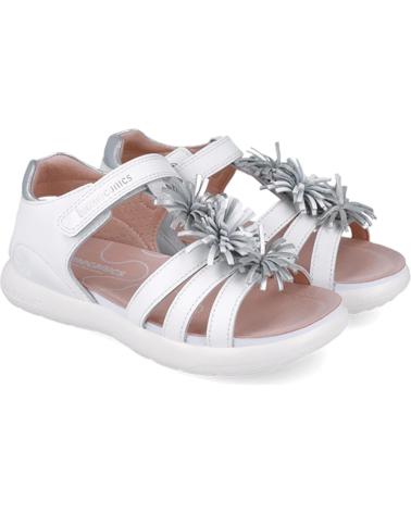 Sandales BIOMECANICS  pour Fille SANDALIAS PARA CHICA 252242 BIOEVOLUTION FLORES  BLANCOC050