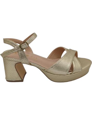 Zapatos de tacón DAVINIA  de Mujer SANDALIA FIESTA TACON  AMARILLO