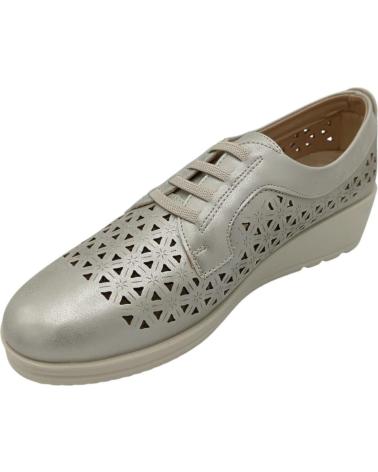 Woman Zapatos de cuña DAVINIA ZAPATO CALADO GOMAS  PLATEADO