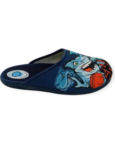 Hausschuhe ALCALDE  für Mädchen und Junge ZAPATILLA CASA NIO TIBURON 6801  VARIOS COLORES
