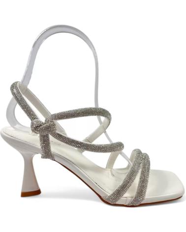 Sandales TIMBOS  pour Femme SANDALIA TACON NOVIA 131253  BLANCO