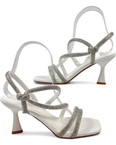 Sandales TIMBOS  pour Femme SANDALIA TACON NOVIA 131253  BLANCO