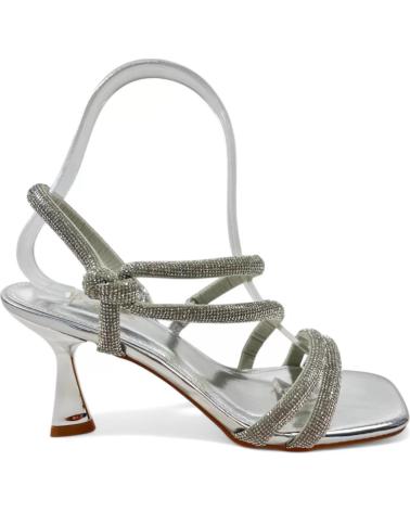 Sandales TIMBOS  pour Femme SANDALIA TACON FIESTA DE MUJER PLATA 131252  PLATEADO