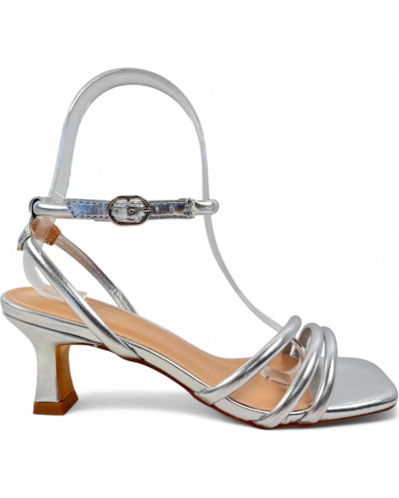 Sandalen für Damen TIMBOS SANDALIA TACON FIESTA DE MUJER PLATA 131242 PLATEADO