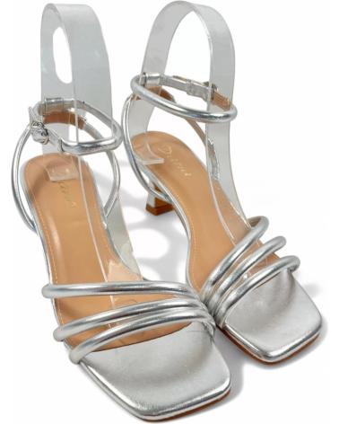 Sandalen für Damen TIMBOS SANDALIA TACON FIESTA DE MUJER PLATA 131242 PLATEADO