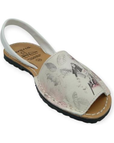 Sandalias AVARCA  de Mujer MENORQUINA BLANCA PARS 331  VARIOS COLORES