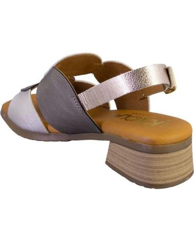 Sandalias KAOLA  de Mujer 2684METAL SANDALIAS DE MUJER PIEL  PLATINO