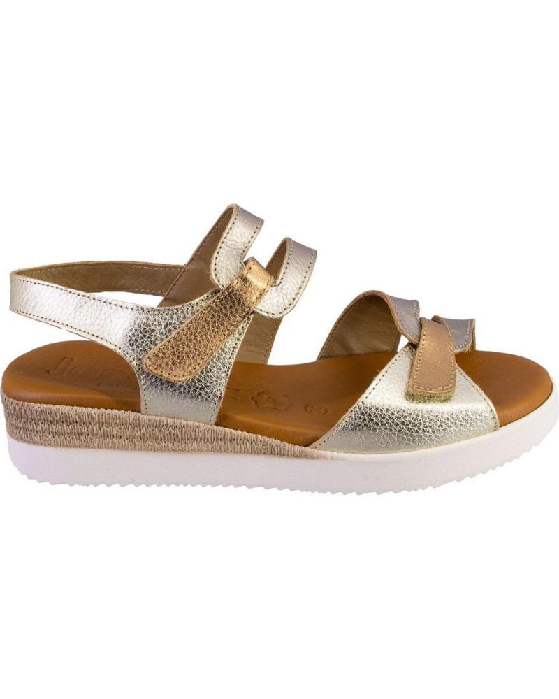 Sandalias JORDANA  de Mujer 681-2489 SANDALIAS DE MUJER PIEL  PLATINO