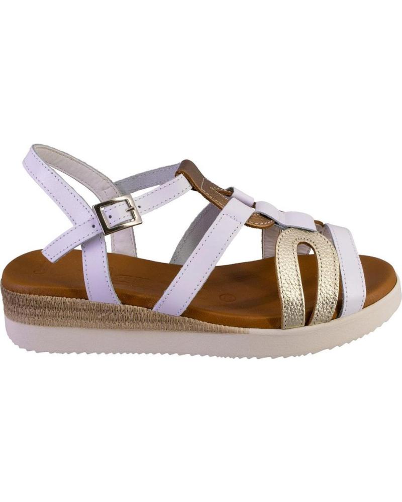 Sandalias JORDANA  de Mujer 534-2489 SANDALIAS DE MUJER PIEL  BLANCO
