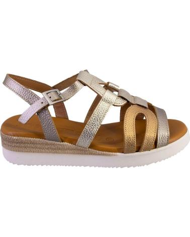 Sandalias JORDANA  de Mujer 534-2489 SANDALIAS DE MUJER PIEL  PLATINO