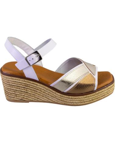 Sandalias JORDANA  de Mujer 4511-GIRASOL SANDALIAS DE MUJER PIEL  BLANCO