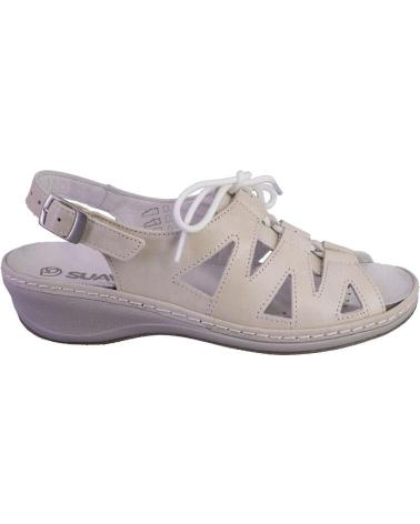 Sandalias SUAVE  de Mujer 3004 SANDALIAS DE MUJER BEIGE PIEL  HIELO