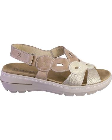 Sandalias SUAVE  de Mujer 3223 SANDALIAS DE MUJER PIEL  PLATINO