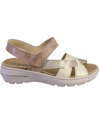 Sandalias SUAVE  de Mujer 3221 SANDALIAS DE MUJER PIEL  PLATINO