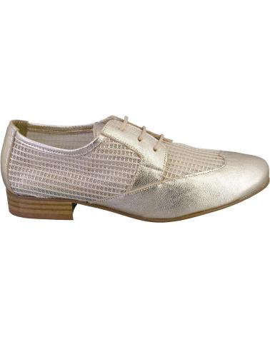 Zapatos SALONISSIMOS  de Mujer TATY-25 ZAPATOS CON CORDONES DE MUJER P  PLATINO