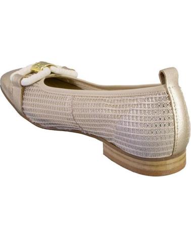 Bailarinas SALONISSIMOS  de Mujer CITRUS-25 ZAPATOS DE MUJER PIEL  PLATINO