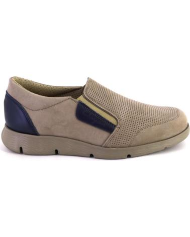 Man shoes CLAYAN 3601 MOCASINES DE HOMBRE NOBUK  TAUPE