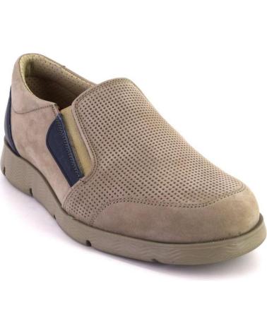 Chaussures CLAYAN  pour Homme 3601 MOCASINES DE HOMBRE NOBUK  TAUPE