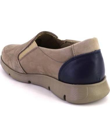 Chaussures CLAYAN  pour Homme 3601 MOCASINES DE HOMBRE NOBUK  TAUPE