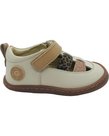 Sandalen GIOSEPPO  für Mädchen SANDALIA CANGREJERA BAREFOOT NINA CLEARFIELD 75025  BEIG