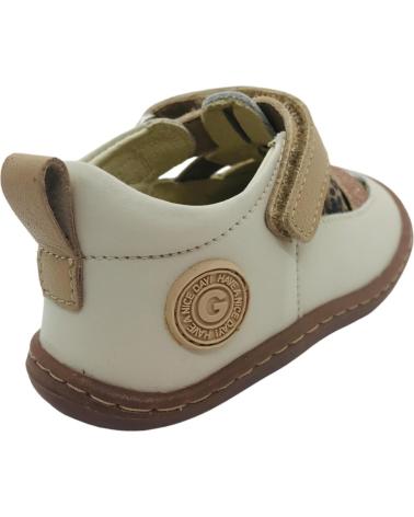 Sandalen GIOSEPPO  für Mädchen SANDALIA CANGREJERA BAREFOOT NINA CLEARFIELD 75025  BEIG