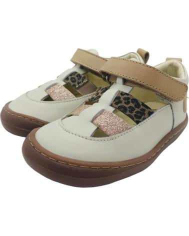 Sandalen GIOSEPPO  für Mädchen SANDALIA CANGREJERA BAREFOOT NINA CLEARFIELD 75025  BEIG