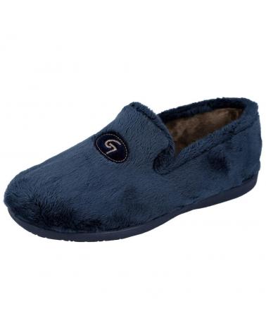 Man House slipers GARZON 6501 275 ZAPATILLAS DE CASA CERR AZUL