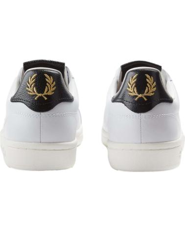 Man Zapatillas deporte FRED PERRY ZAPATILLAS LEATHER TAB WHITE