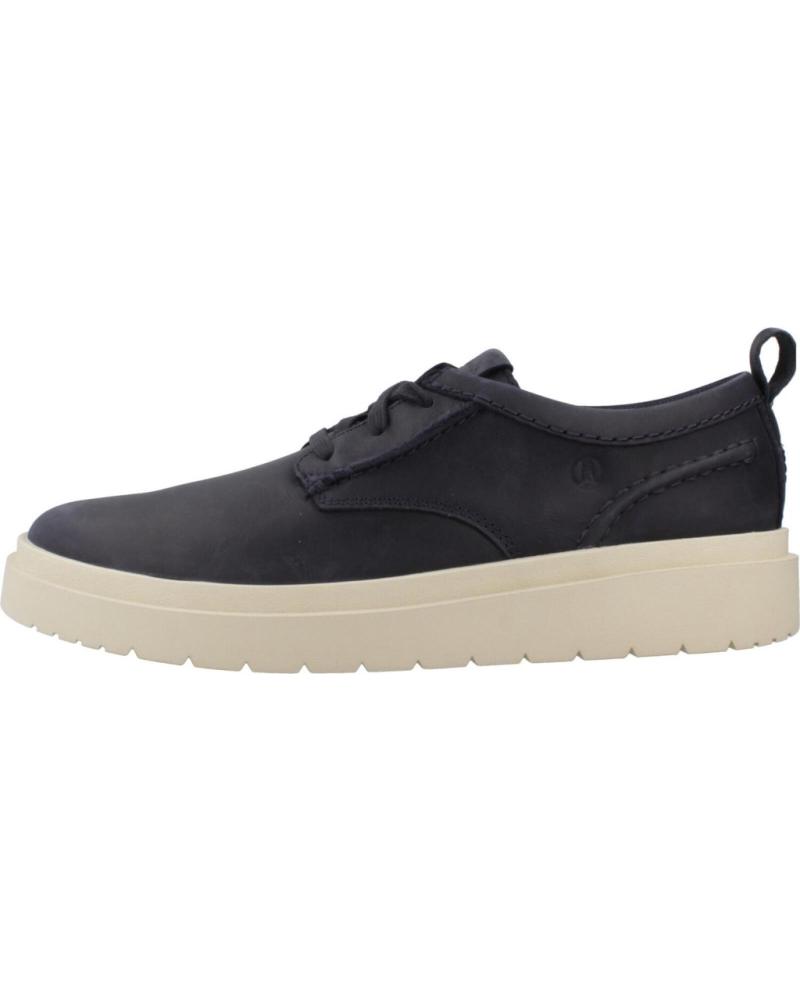 CLARKS POLDEN LACE - MEN'S CASUAL TRAINERS NAVY BLUE NAVY
