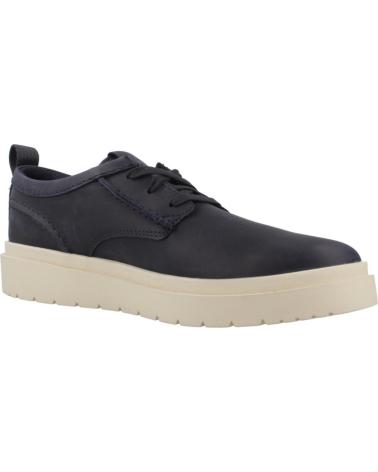 CLARKS POLDEN LACE - MEN'S CASUAL TRAINERS NAVY BLUE NAVY