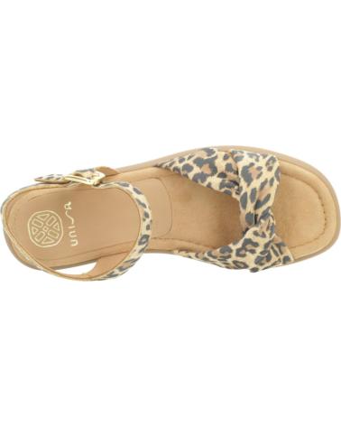 Sandalias UNISA  de Mujer SANDALIAS MUJER MODELO CAMBEL LKD COLOR ANIMAL PRINT  CANELE
