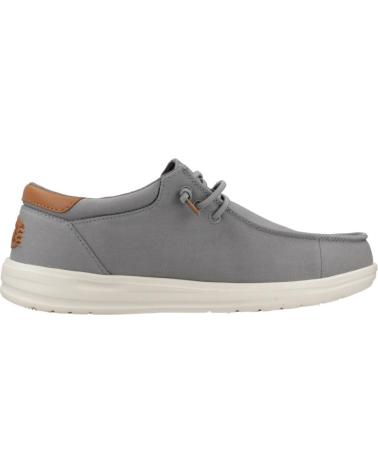 Nauticos de Hombre HEY DUDE INFORMALES HOMBRE MODELO PAUL CANVAS COLOR GRIS GREY
