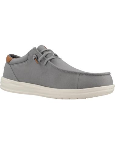 Nauticos de Hombre HEY DUDE INFORMALES HOMBRE MODELO PAUL CANVAS COLOR GRIS GREY