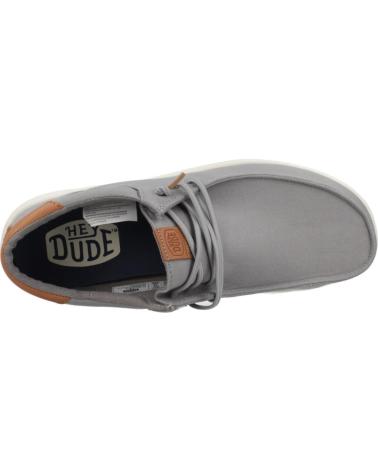 Nauticos de Hombre HEY DUDE INFORMALES HOMBRE MODELO PAUL CANVAS COLOR GRIS GREY