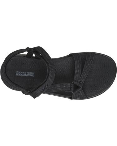 SKECHERS SANDALIA 141451 NEGRO MULTI