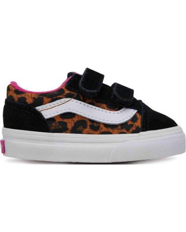 girl and boy Trainers VANS OFF THE WALL ZAPATILLAS CASUAL VANS  BOQ1 - BLACK-MULTI
