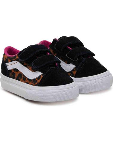 girl and boy Trainers VANS OFF THE WALL ZAPATILLAS CASUAL VANS  BOQ1 - BLACK-MULTI