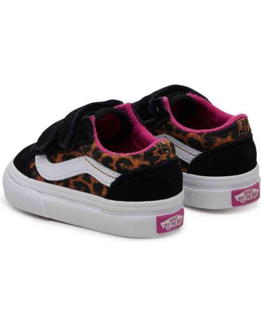 girl and boy Trainers VANS OFF THE WALL ZAPATILLAS CASUAL VANS  BOQ1 - BLACK-MULTI