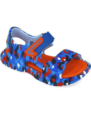 Sandales BIOMECANICS  pour Garçon SANDALIAS PARA CHICO 252295 BIOACQUA ESTAMPADO  AZULELECTRICOA090