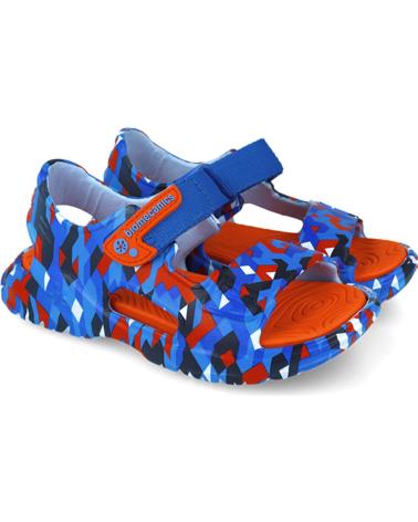 Sandales BIOMECANICS  pour Garçon SANDALIAS PARA CHICO 252295 BIOACQUA ESTAMPADO  AZULELECTRICOA090
