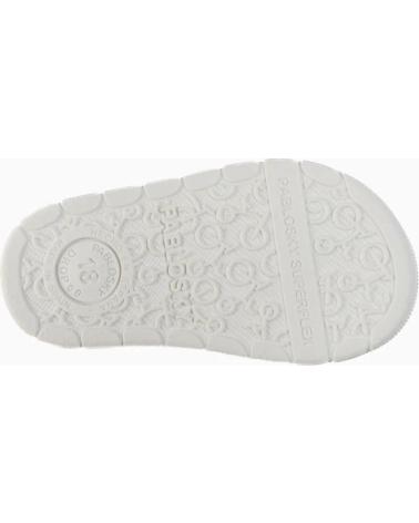 Sandales PABLOSKY  pour Fille SANDALIA DE PIEL CON TALON CERRADO BEBE PARA NINA  BLANCO