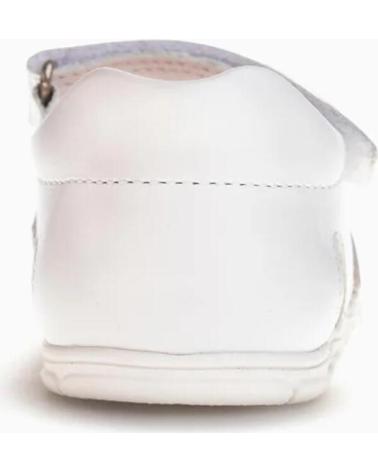 Sandales PABLOSKY  pour Fille SANDALIA DE PIEL CON TALON CERRADO BEBE PARA NINA  BLANCO