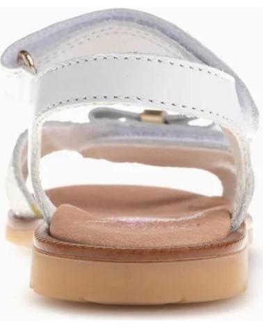 Sandales PABLOSKY  pour Fille SANDALIA DE PIEL CON LAZO Y VELCRO PARA NINA 05700  BLANCO