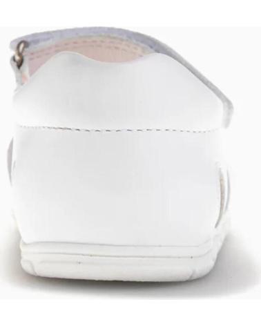 Sandales PABLOSKY  pour Fille SANDALIA DE PIEL CON TALON CERRADO BEBE PARA NINA  BLANCO