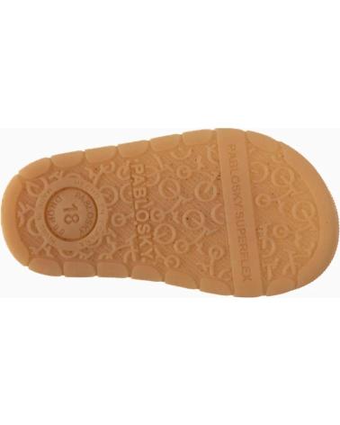 Deportivas PABLOSKY  de Niño SANDALIA DE PIEL RESPETUOSA PARA NINO 051802 COLOR  BLANCO