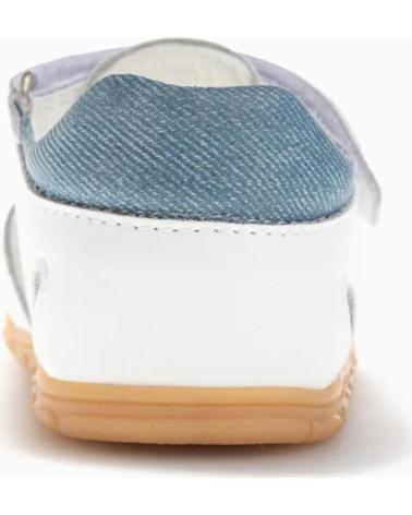 Deportivas PABLOSKY  de Niño SANDALIA DE PIEL RESPETUOSA PARA NINO 051802 COLOR  BLANCO